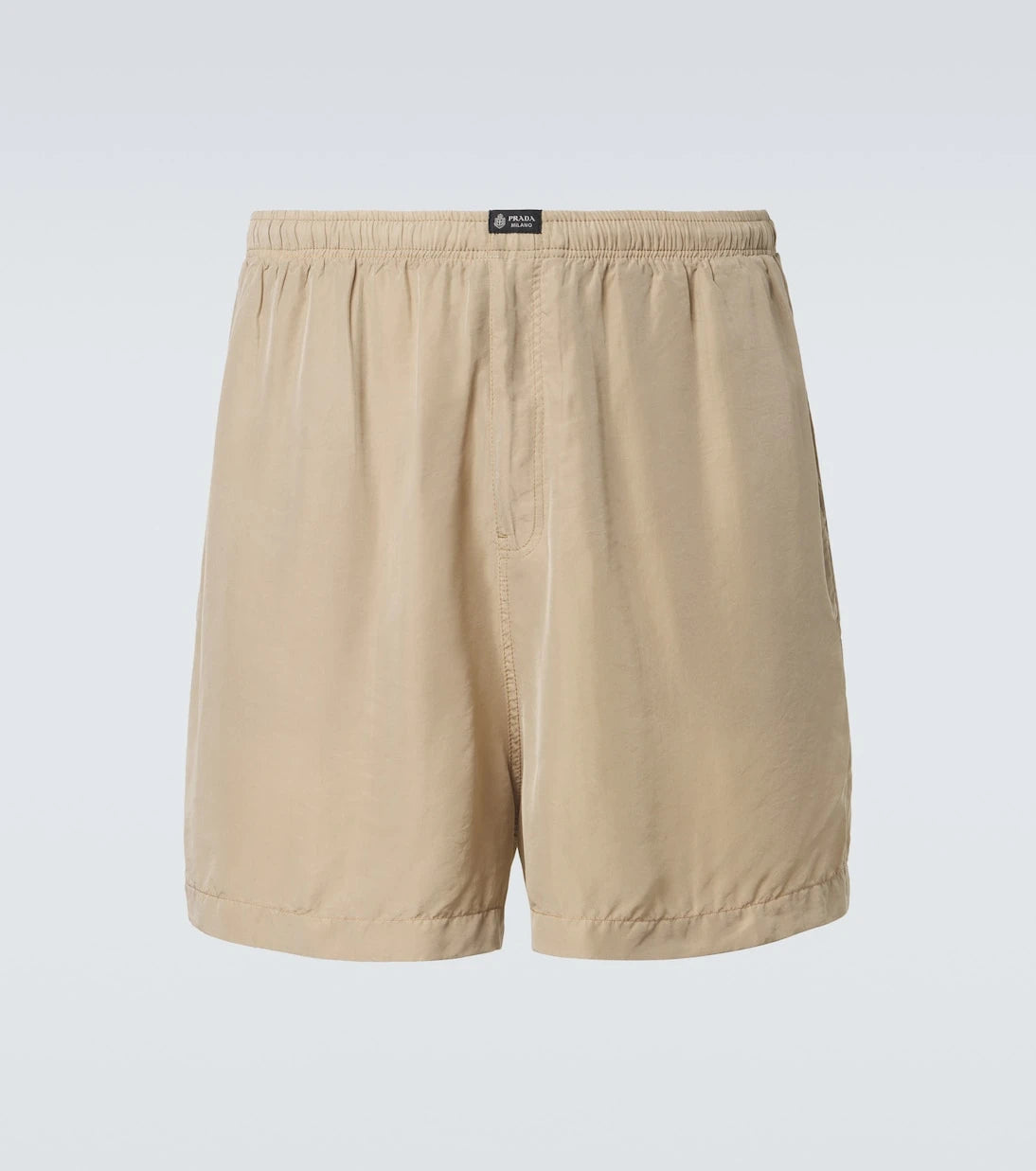 Prada - Silk Bermuda shorts