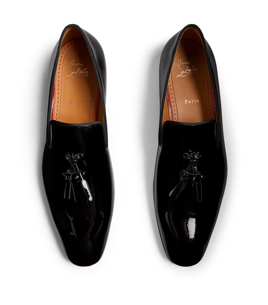 Dandelion Tassel Patent Loafers