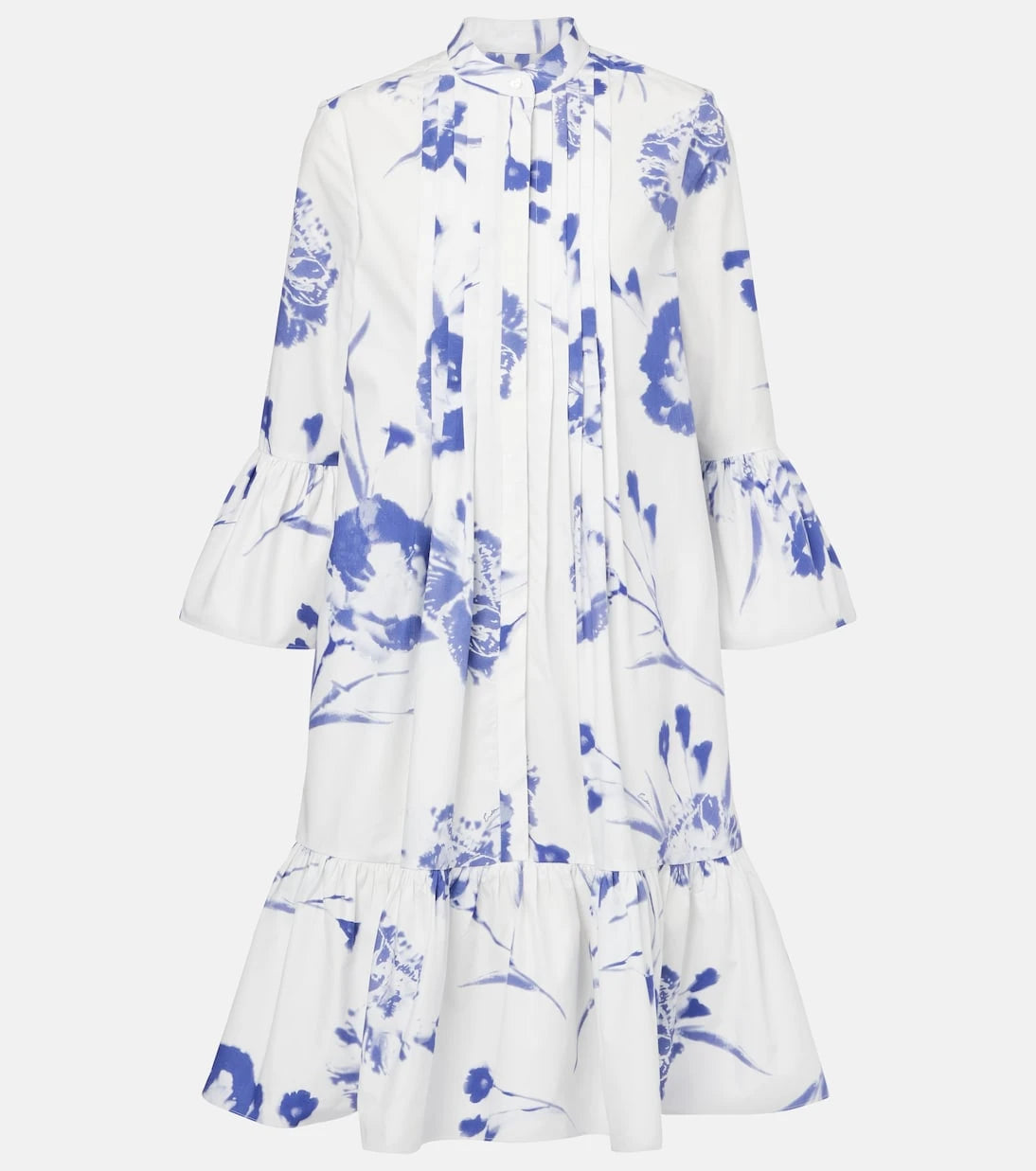Erdem - Floral cotton minidress