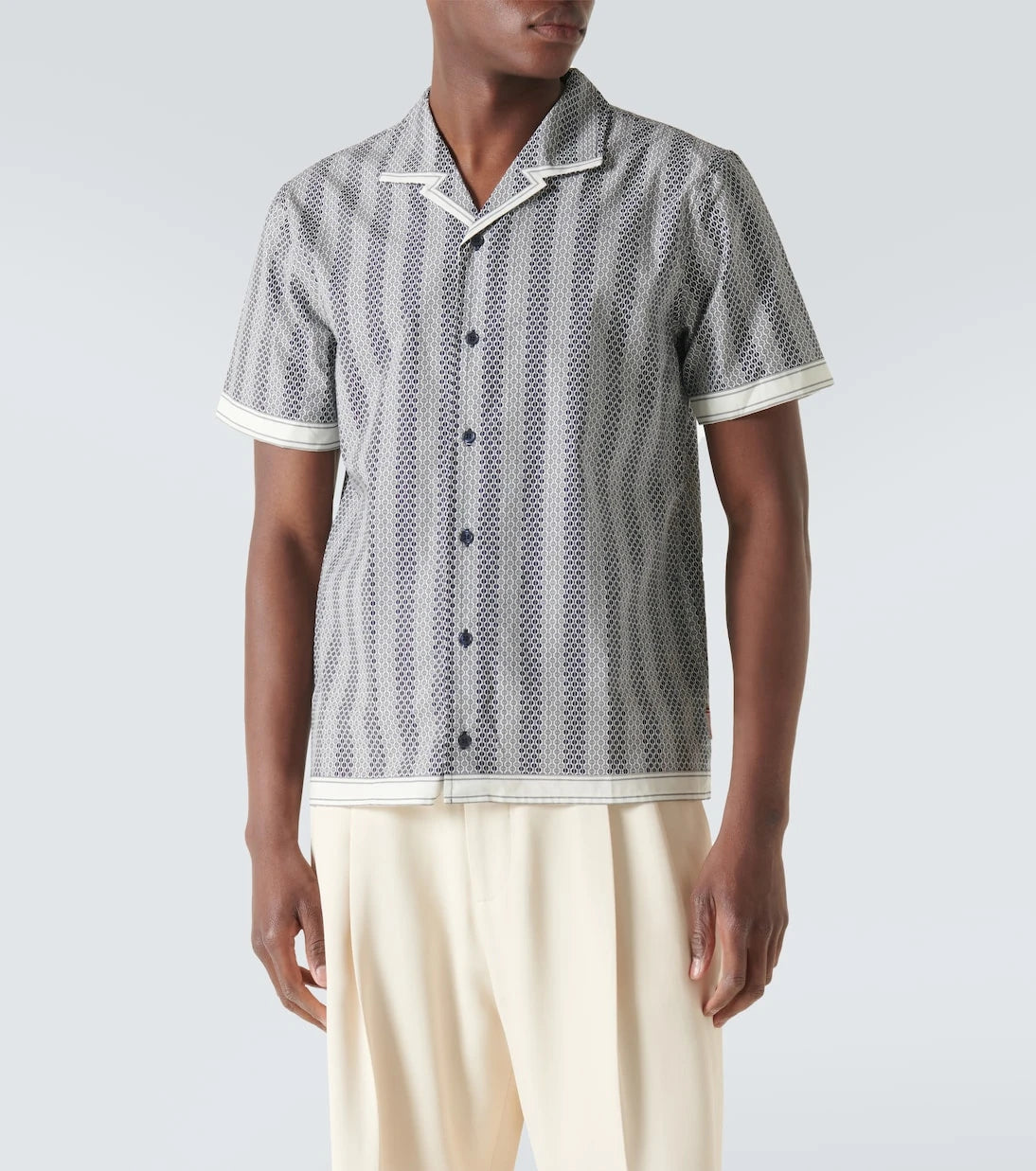 Orlebar Brown - Hibbert floral cotton bowling shirt