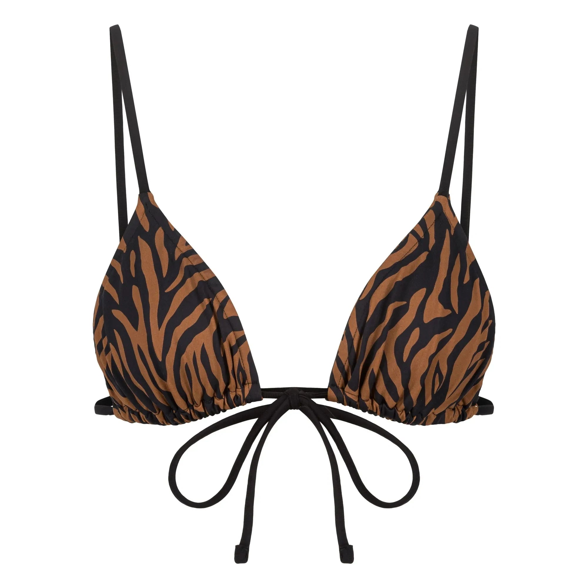 Anja Paris - Le Divin Zèbre bikini top | Brown