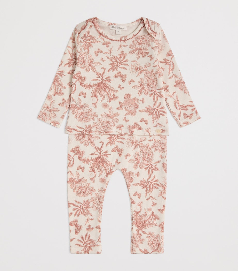 Printed Top and Leggings Set (1 Month – 4 Years)