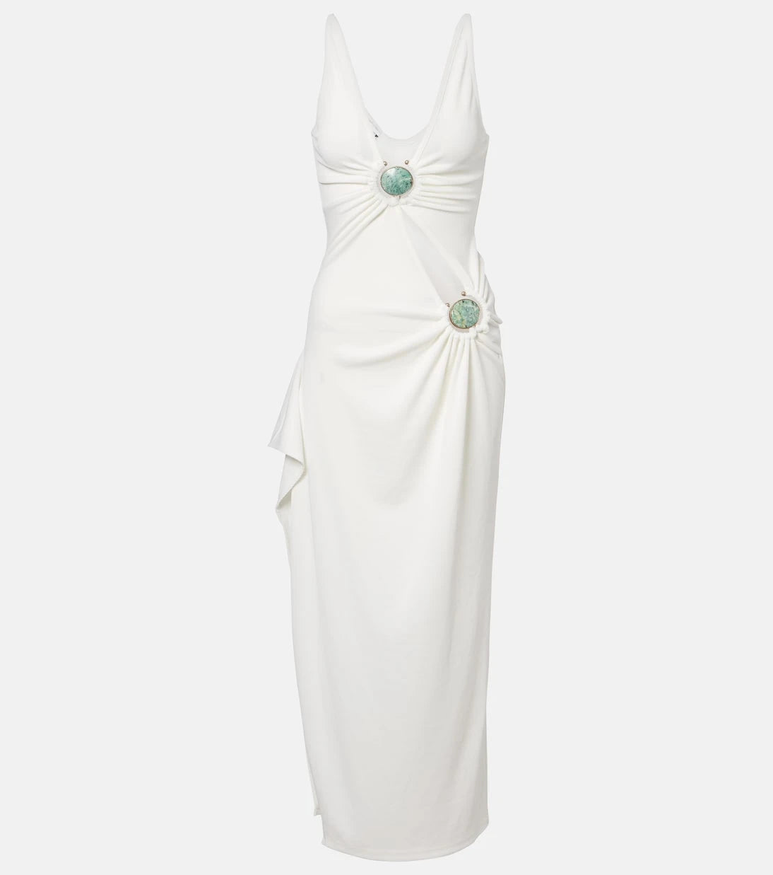 Christopher Esber - Mineral Stone embellished jersey maxi dress