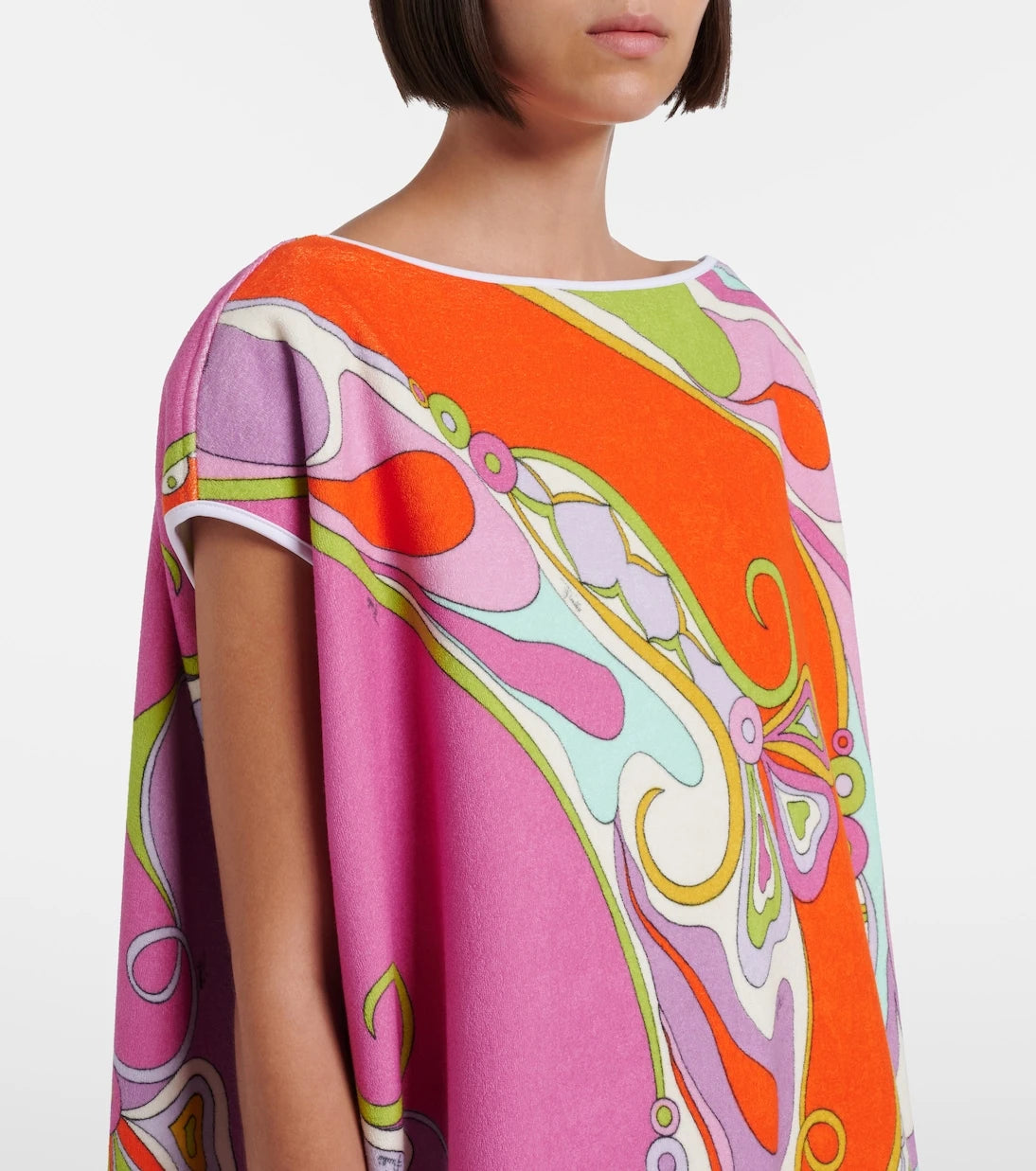 Pucci - Orchidee cotton-blend terry minidress