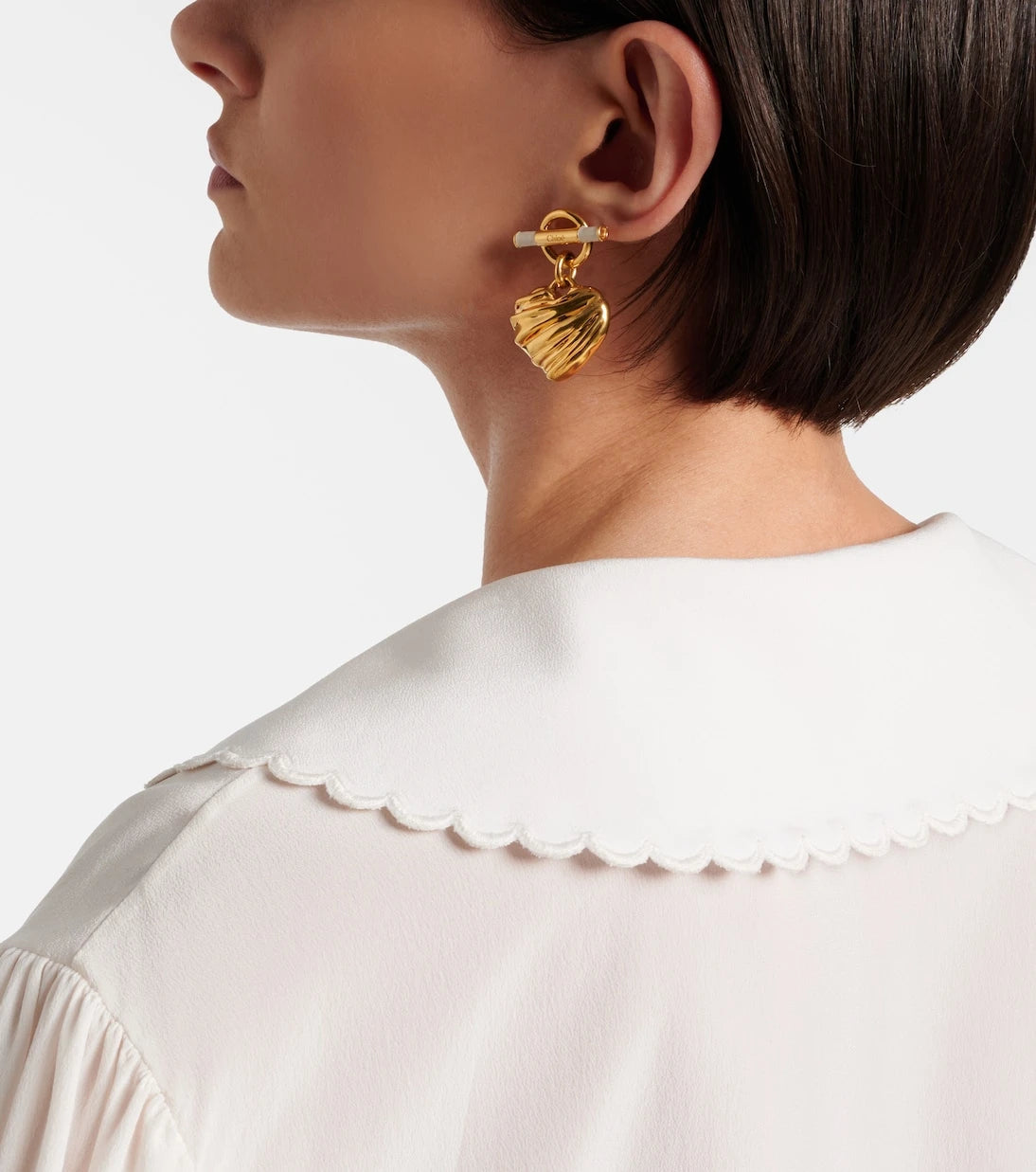 Chloé - Heart drop earrings