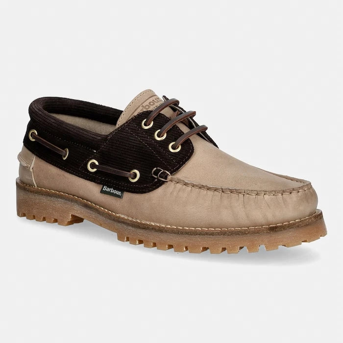 Barbour мъжки мокасини от кожа Deck