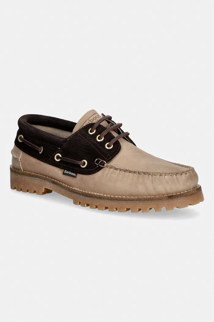 Barbour мъжки мокасини от кожа Deck