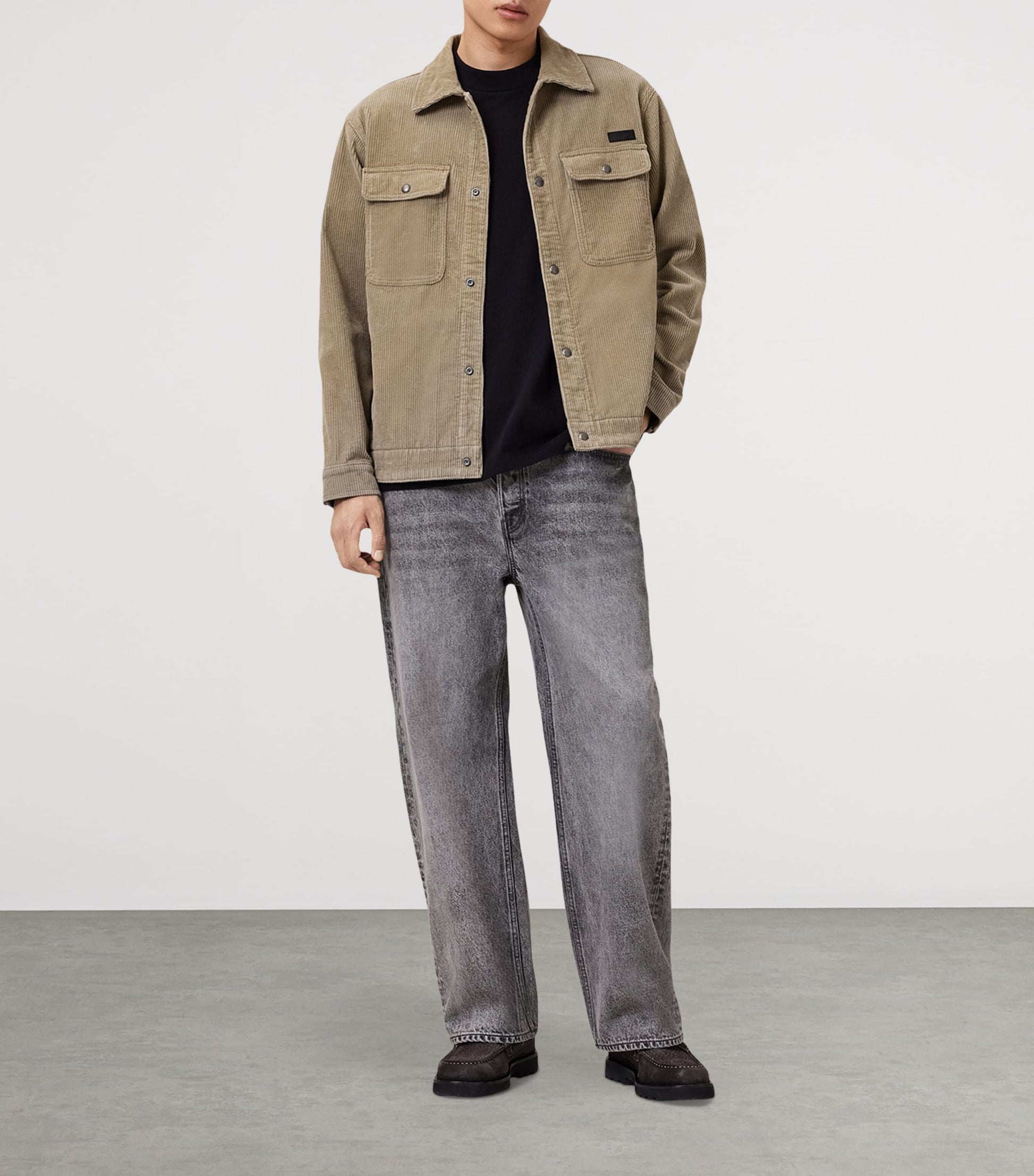 Brown Corduroy Castleford Overshirt