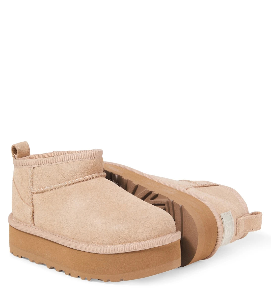 UGG Kids - جزمة كلاسيك ألترا ميني بلاتفورم من الشامواه للأطفال