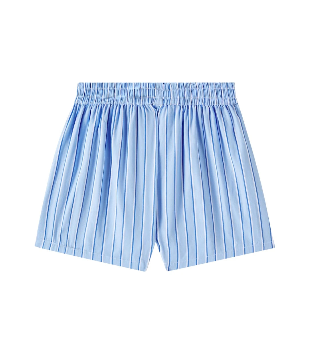 The New Society - Hebe striped cotton shorts