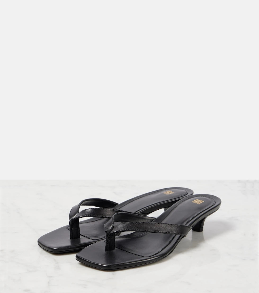 Toteme - Leather thong sandals