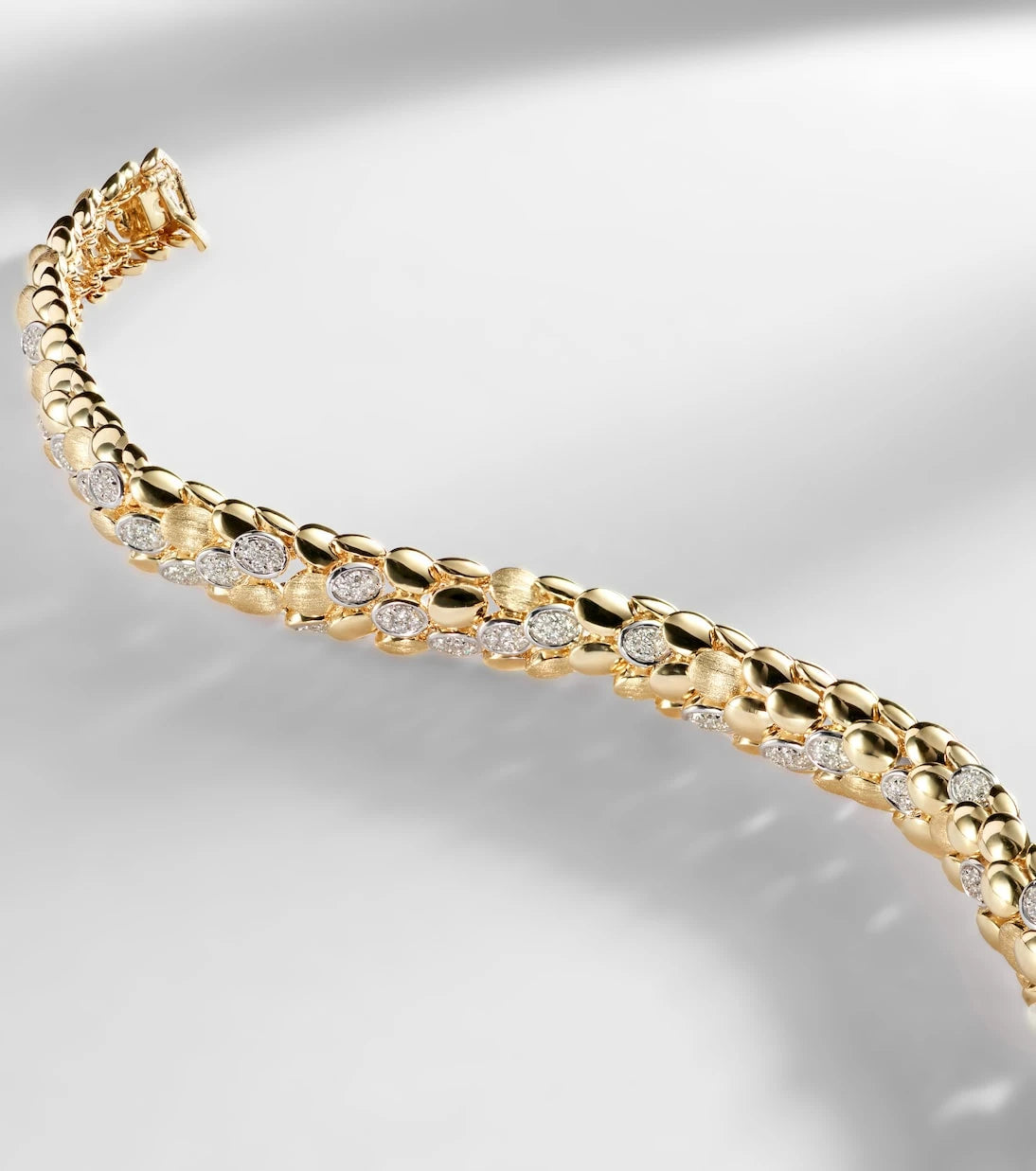 Rainbow K - Blossom Small 14kt gold bracelet with diamonds