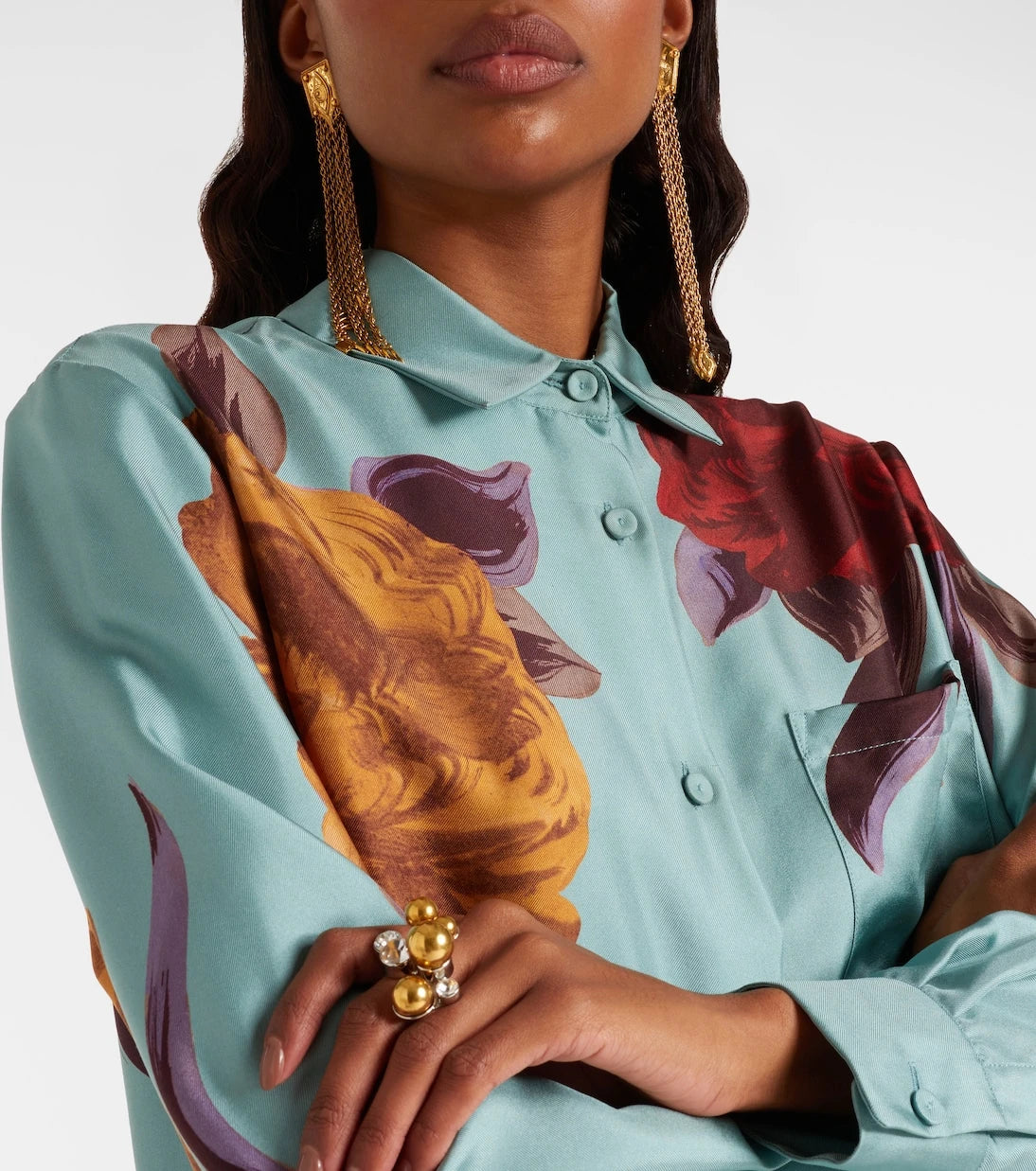 La DoubleJ - Boy floral silk shirt