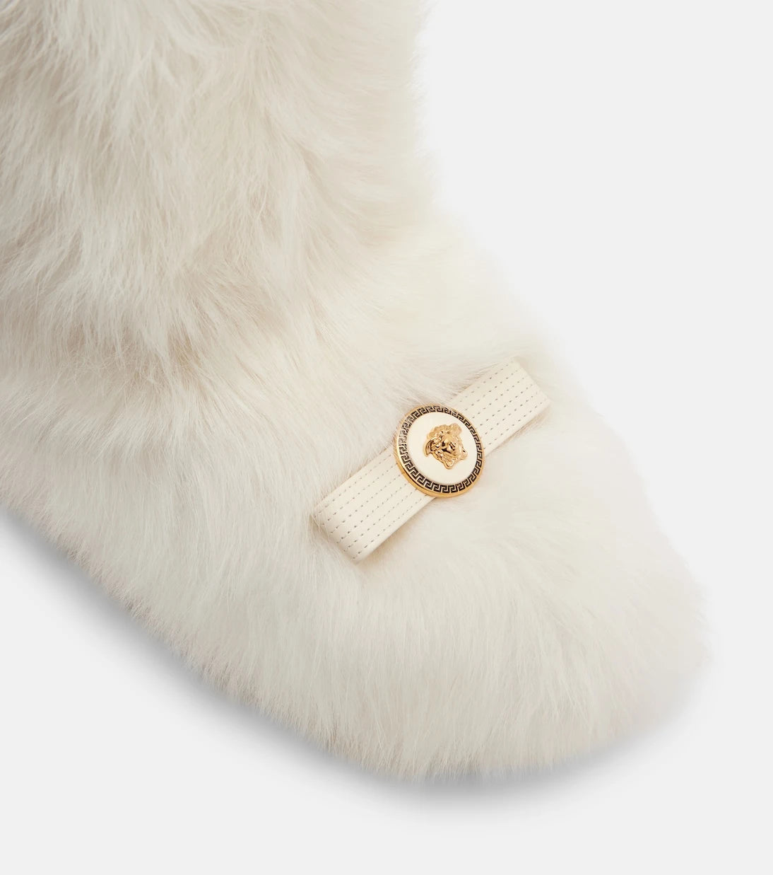 Versace - Shearling boots
