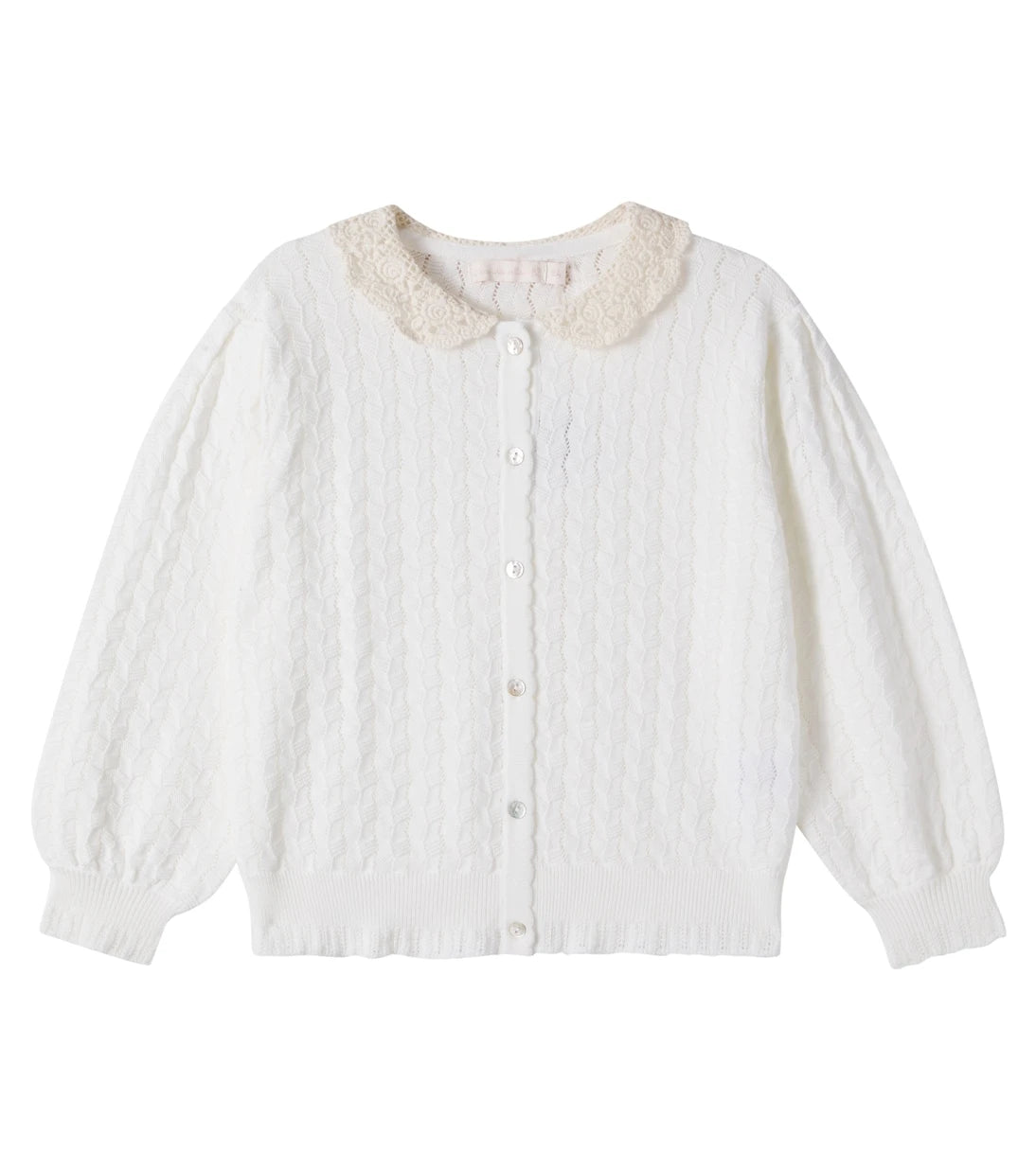 C'era Una Volta - Adelia pointelle cotton cardigan