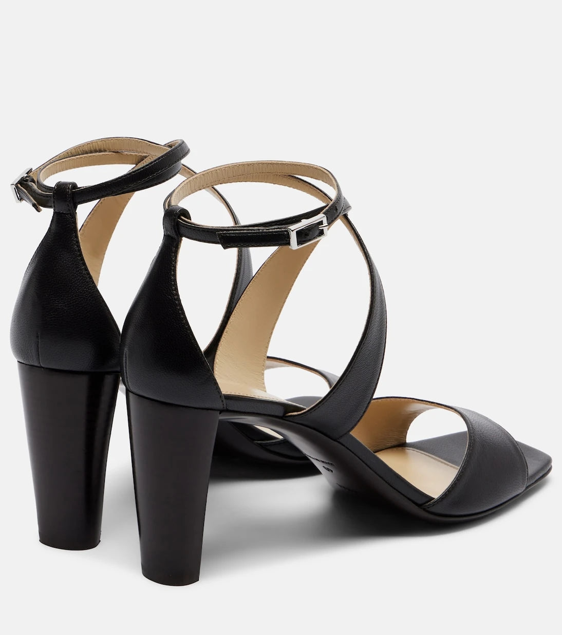 Lemaire - Cross leather sandals