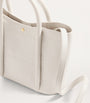Ivory Grab Leather Rope Tote Bag