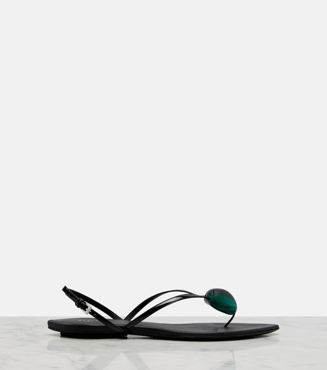 Alaïa - Invisible embellished leather sandals