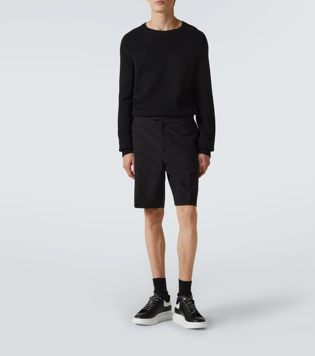 McQueen - Oversized leather sneakers