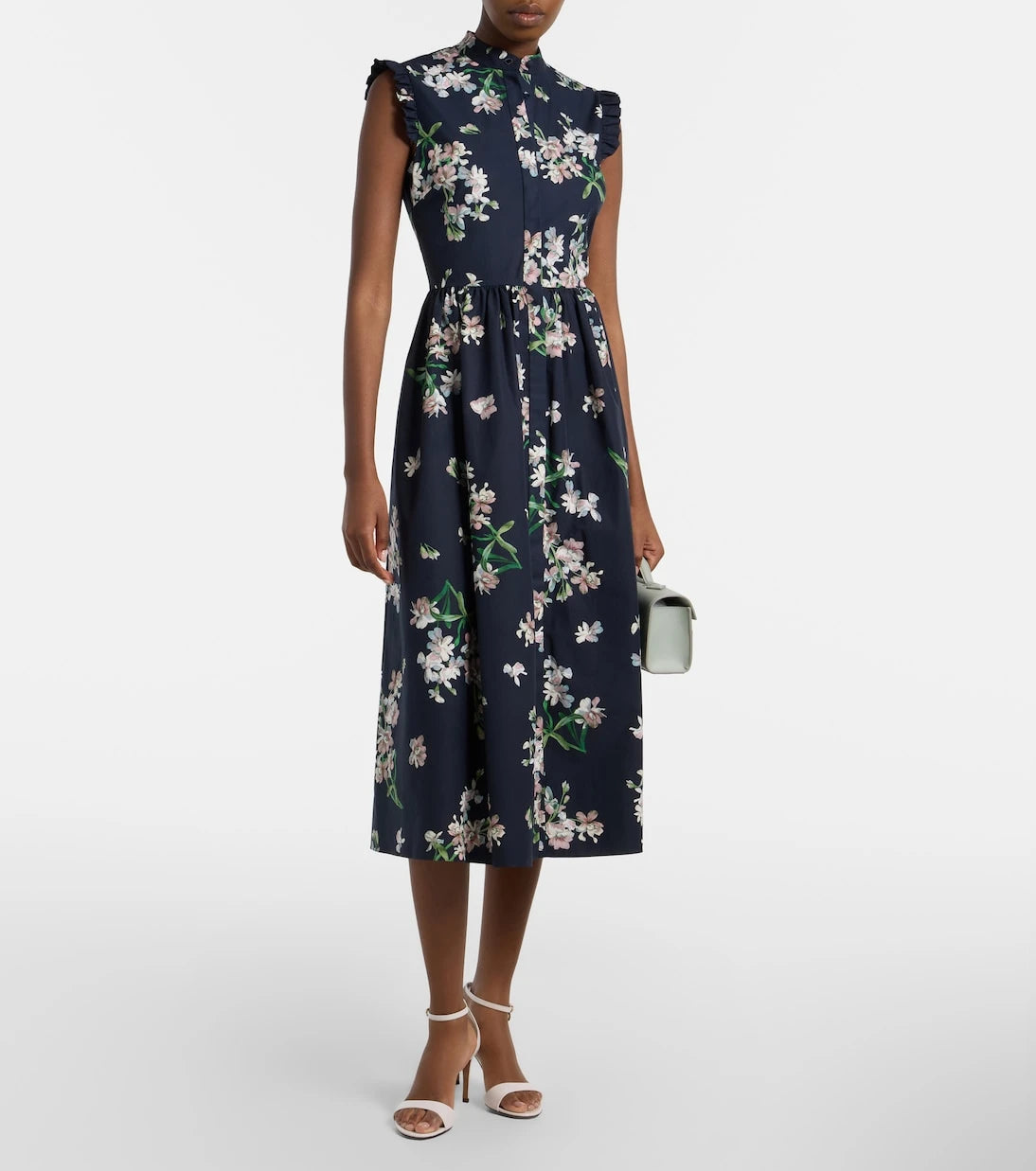 Erdem - Floral cotton midi dress