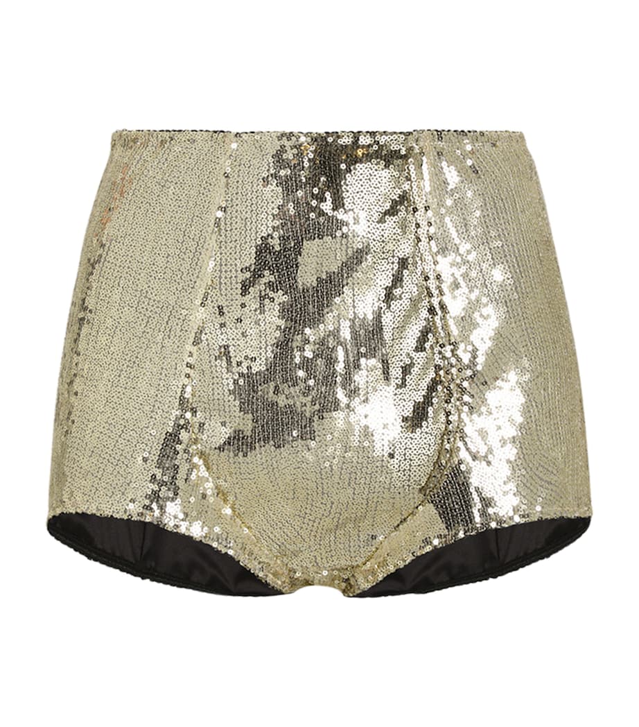 Multi Sequinned Micro Shorts