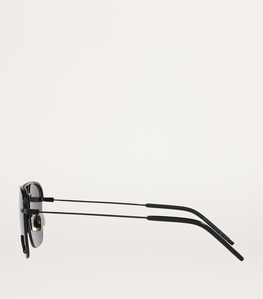 Saint Laurent Black Metal 0YS000490 Sunglasses