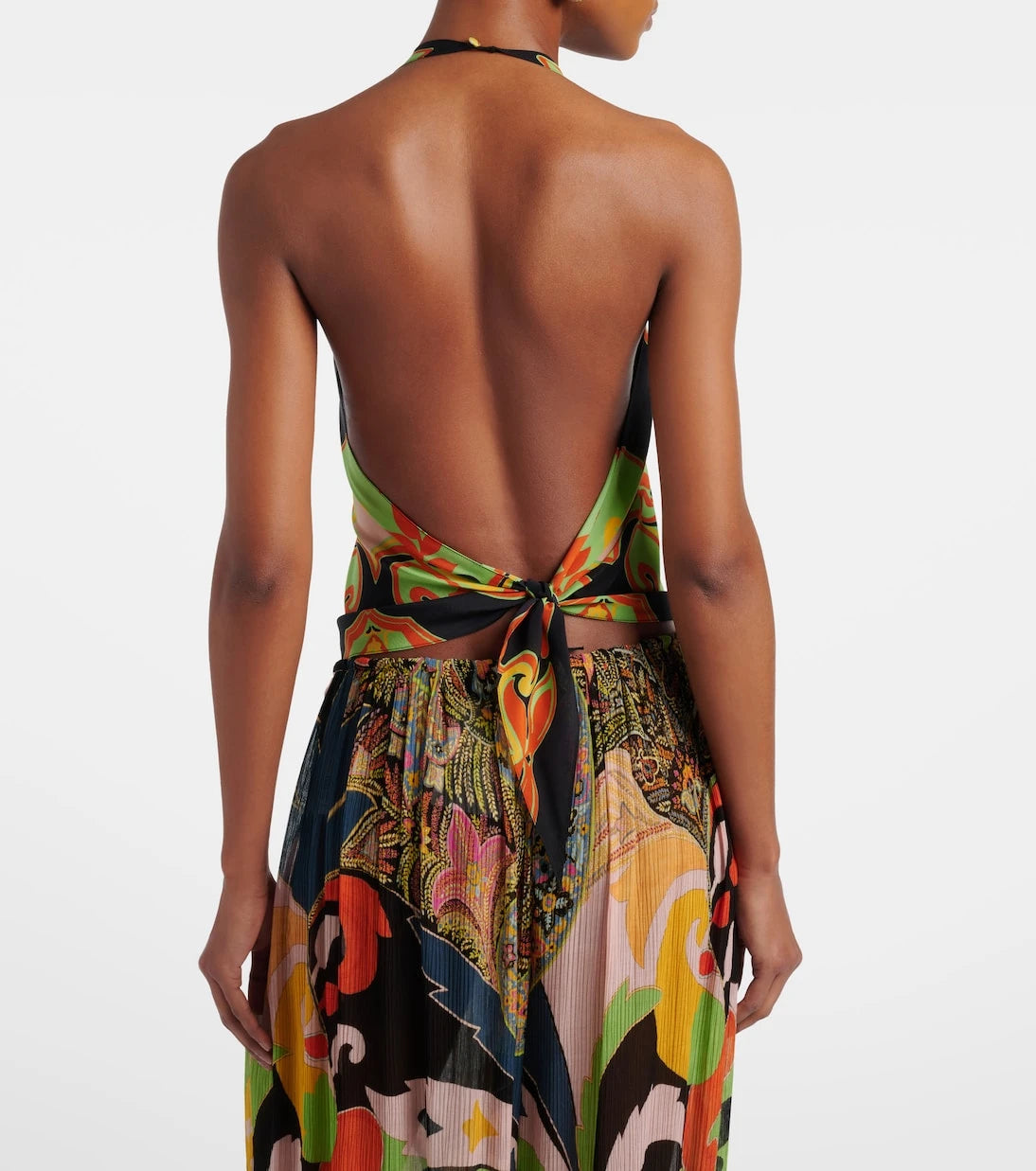 Etro - Floral silk top