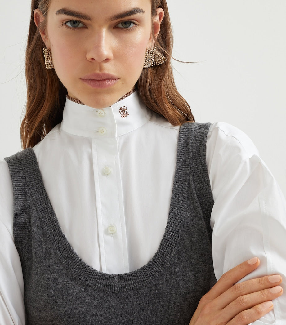 Grey Cashmere Maxi Dress