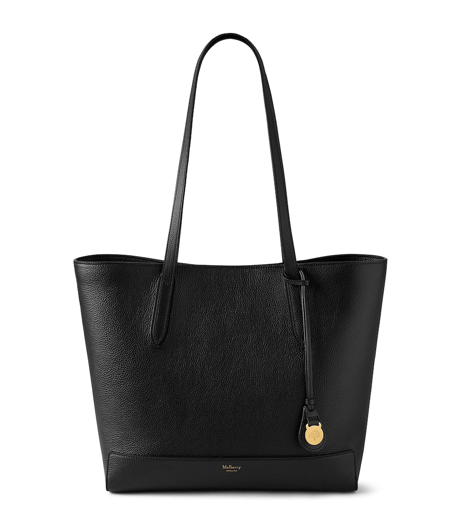 Mulberry Black Leather East West Tote Bag