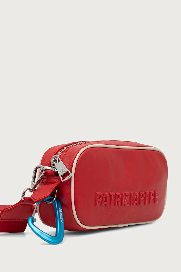 Patrizia Pepe kadın deri crossbody çanta
