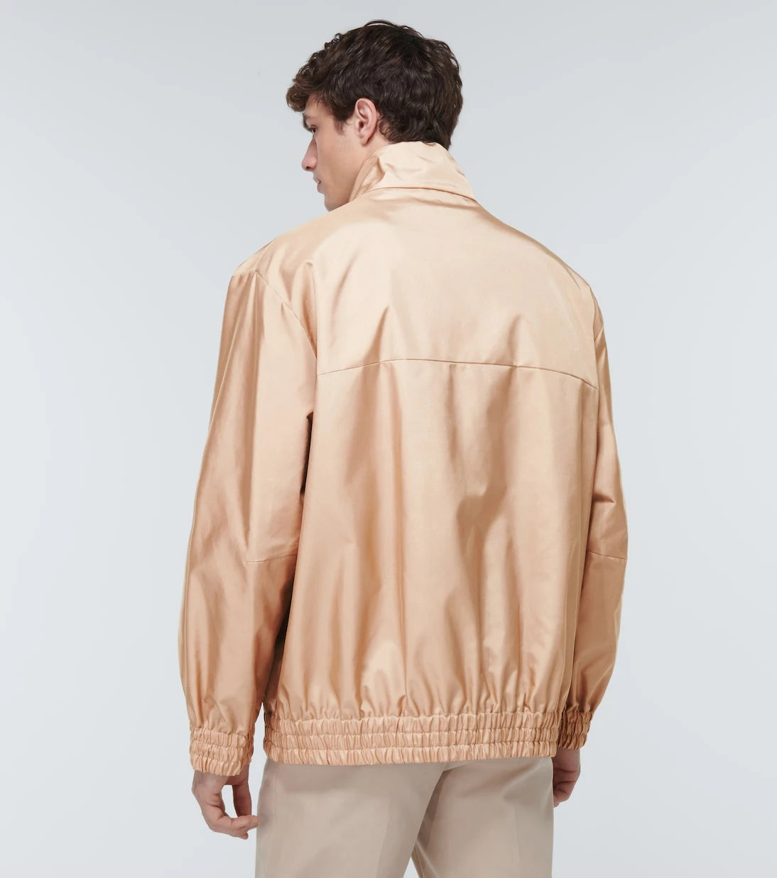 Valentino - جاكيت ساتان واسع