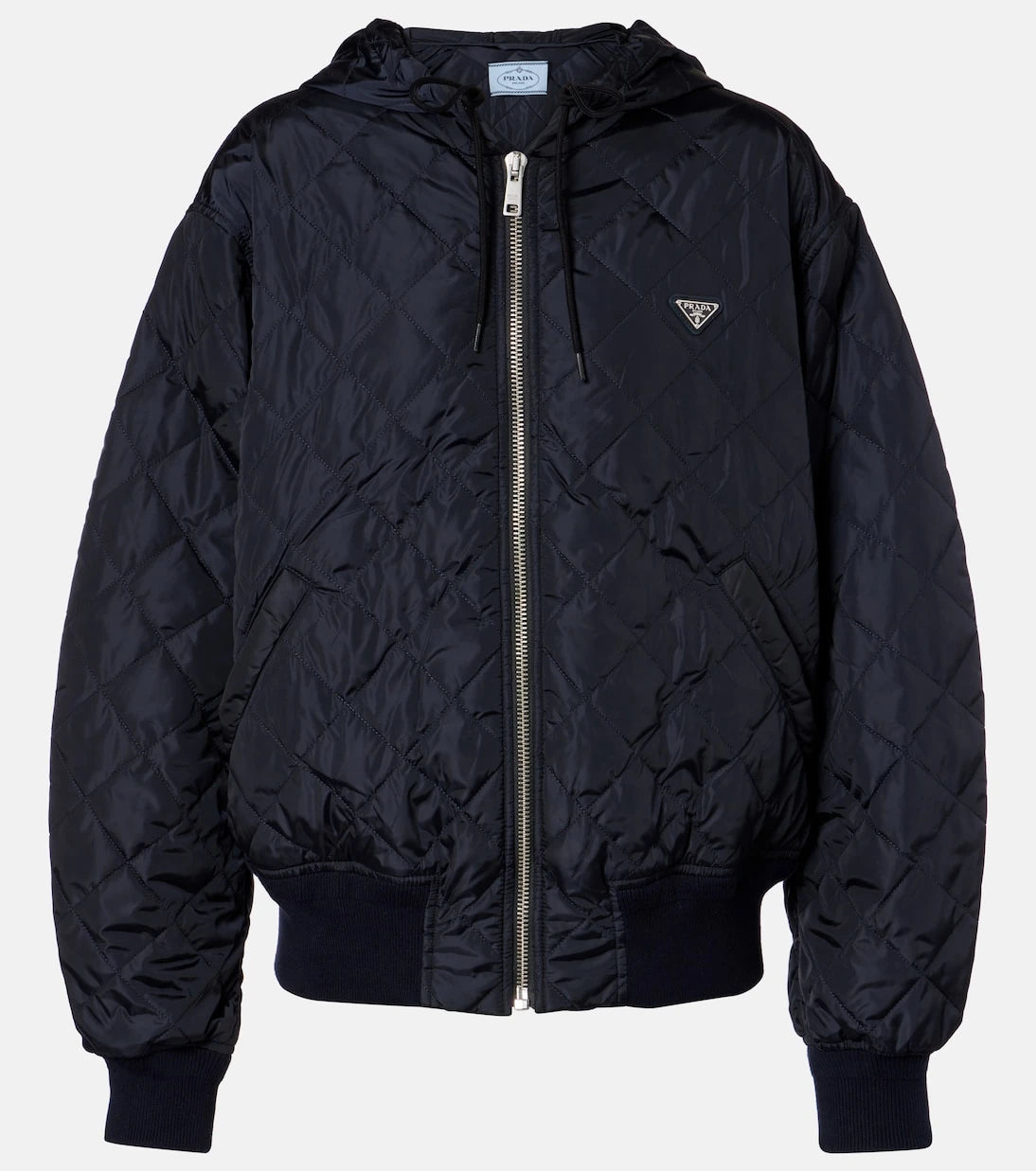 Prada - Hooded quilted jacket