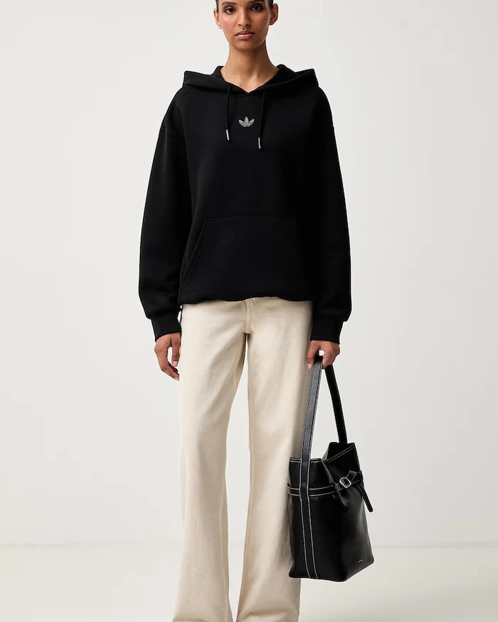 adidas Originals kapüşonlu kadın pamuklu Spacer sweatshirt
