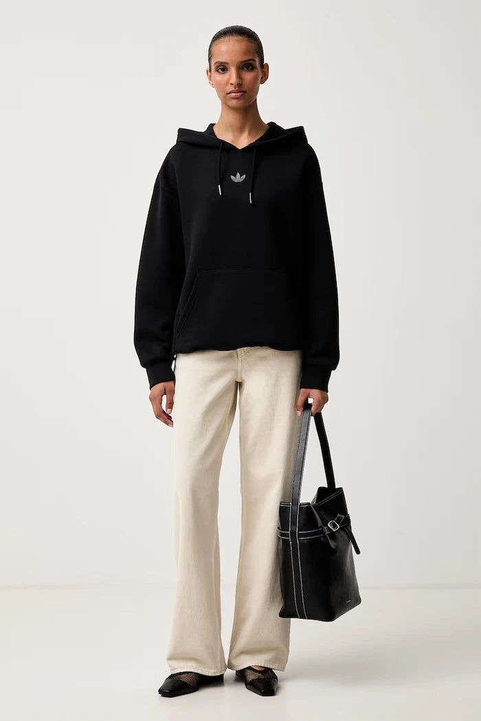 adidas Originals kapüşonlu kadın pamuklu Spacer sweatshirt