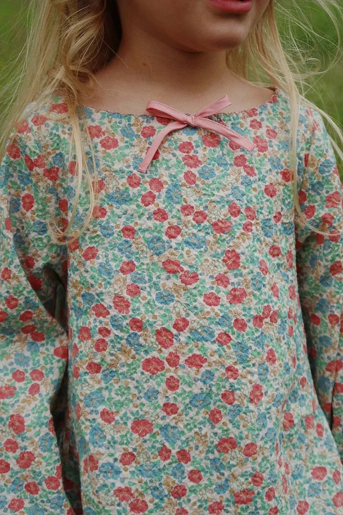 Konges Sløjd ELIN BOW BLOUSE GOTS Çocuk Bluzu