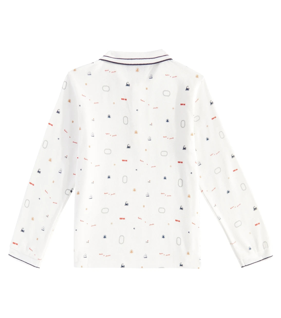 Tartine et Chocolat - Printed cotton polo shirt