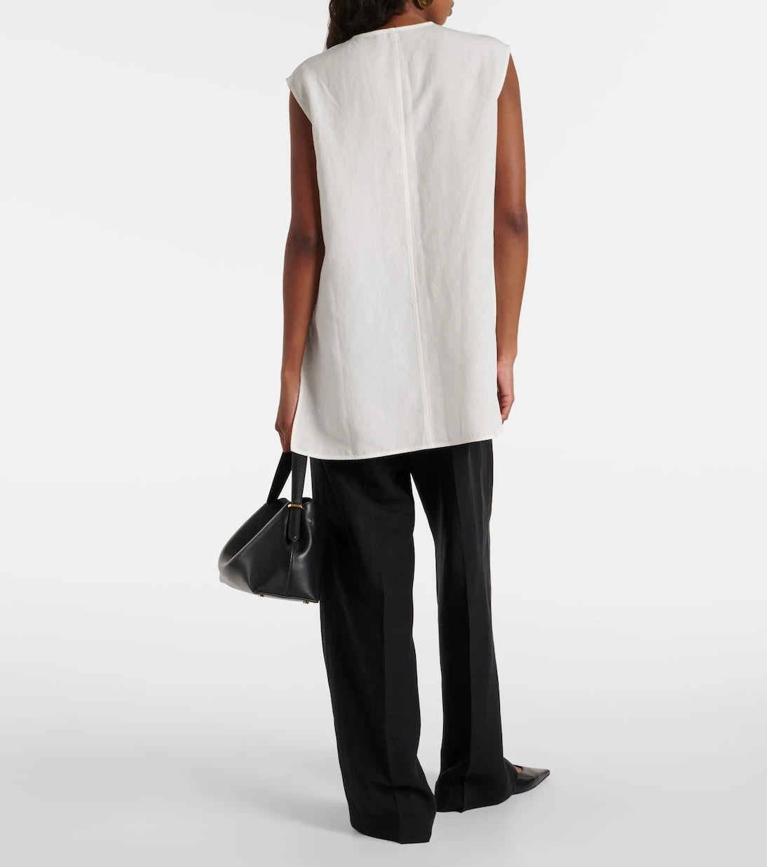 Toteme - Lyocell and linen top