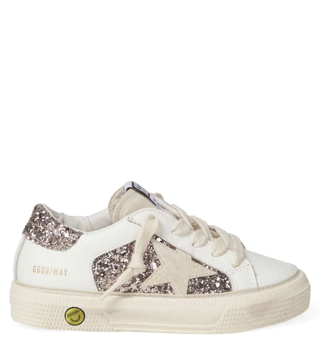 Golden Goose Kids - حذاء رياضي May جلد جليتر
