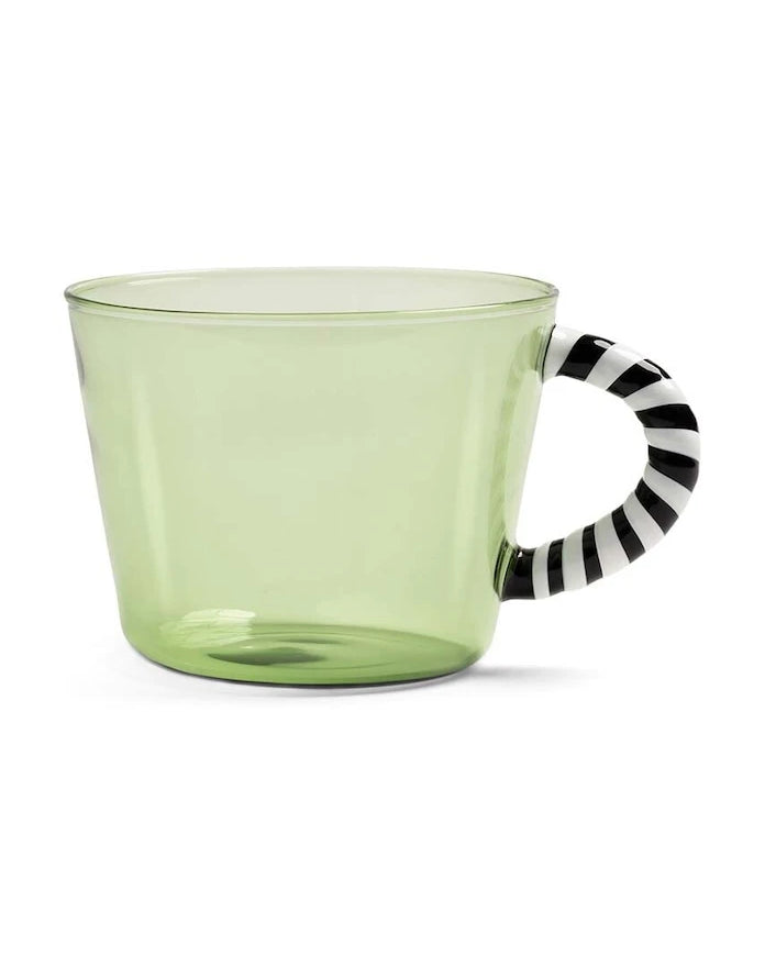 &k amsterdam Glass Duet Green 300 ml (2’li) Bardak Seti