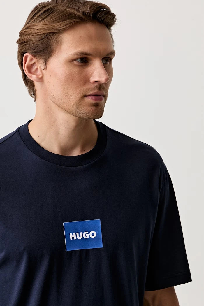 HUGO Blue тениска мъжка от памук Nayonix