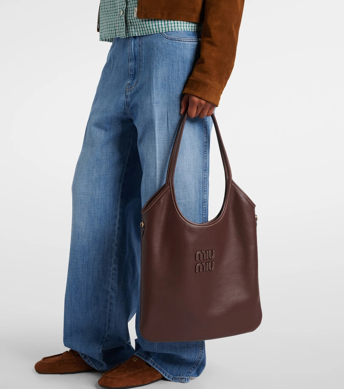 Miu Miu - Ivy Medium leather tote bag