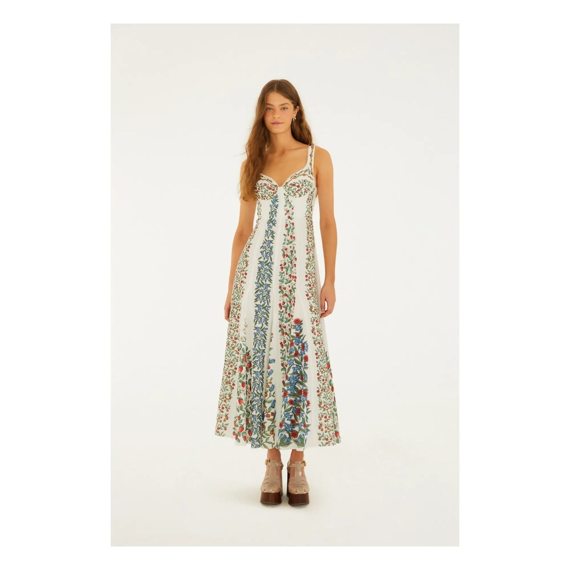 Farm Rio - Fruit Beauty dress | White