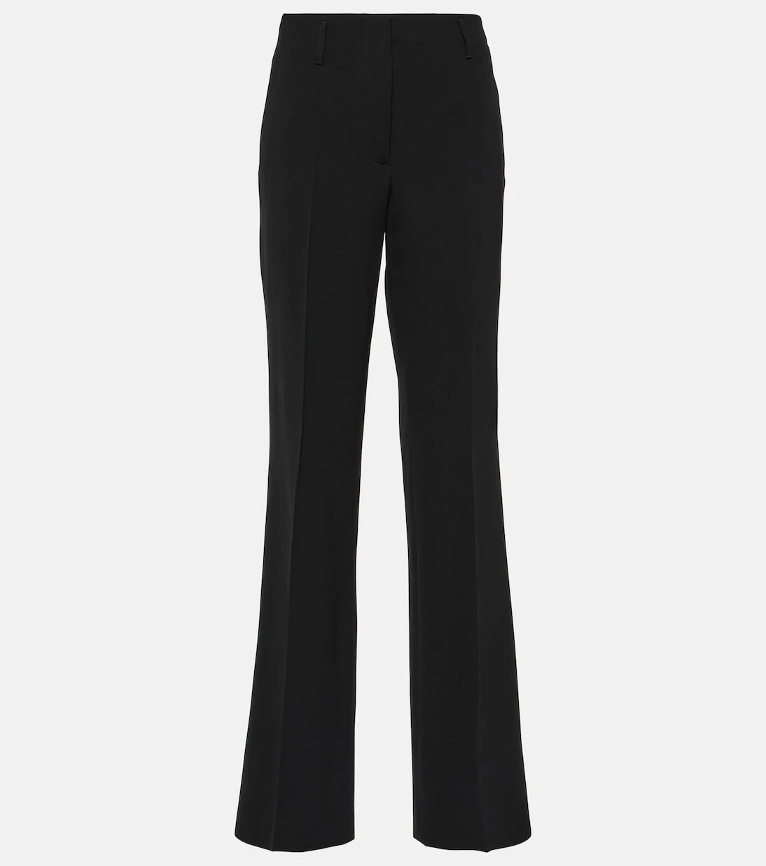 Dries Van Noten - High-rise wool-blend straight pants