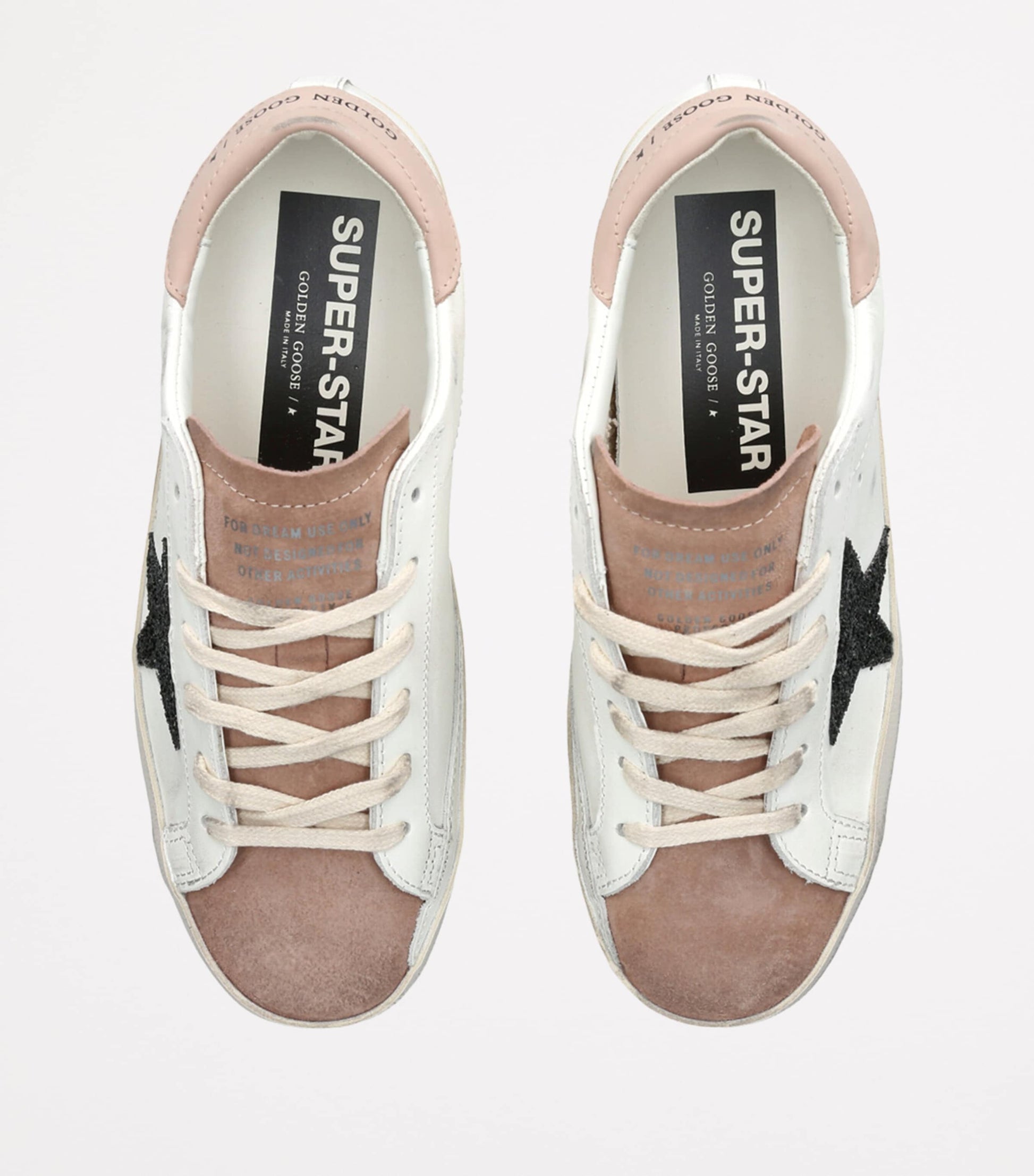 White Leather Super-Star Sneakers