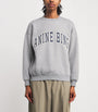 ANINE BING Grey Cotton-Blend Spencer Sweatshirt