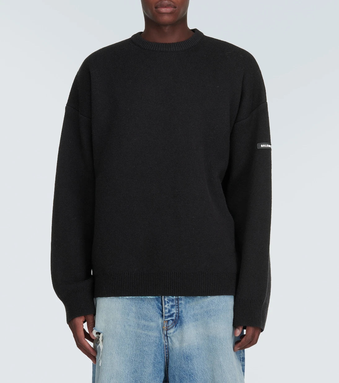 Balenciaga - Oversized wool-blend sweater