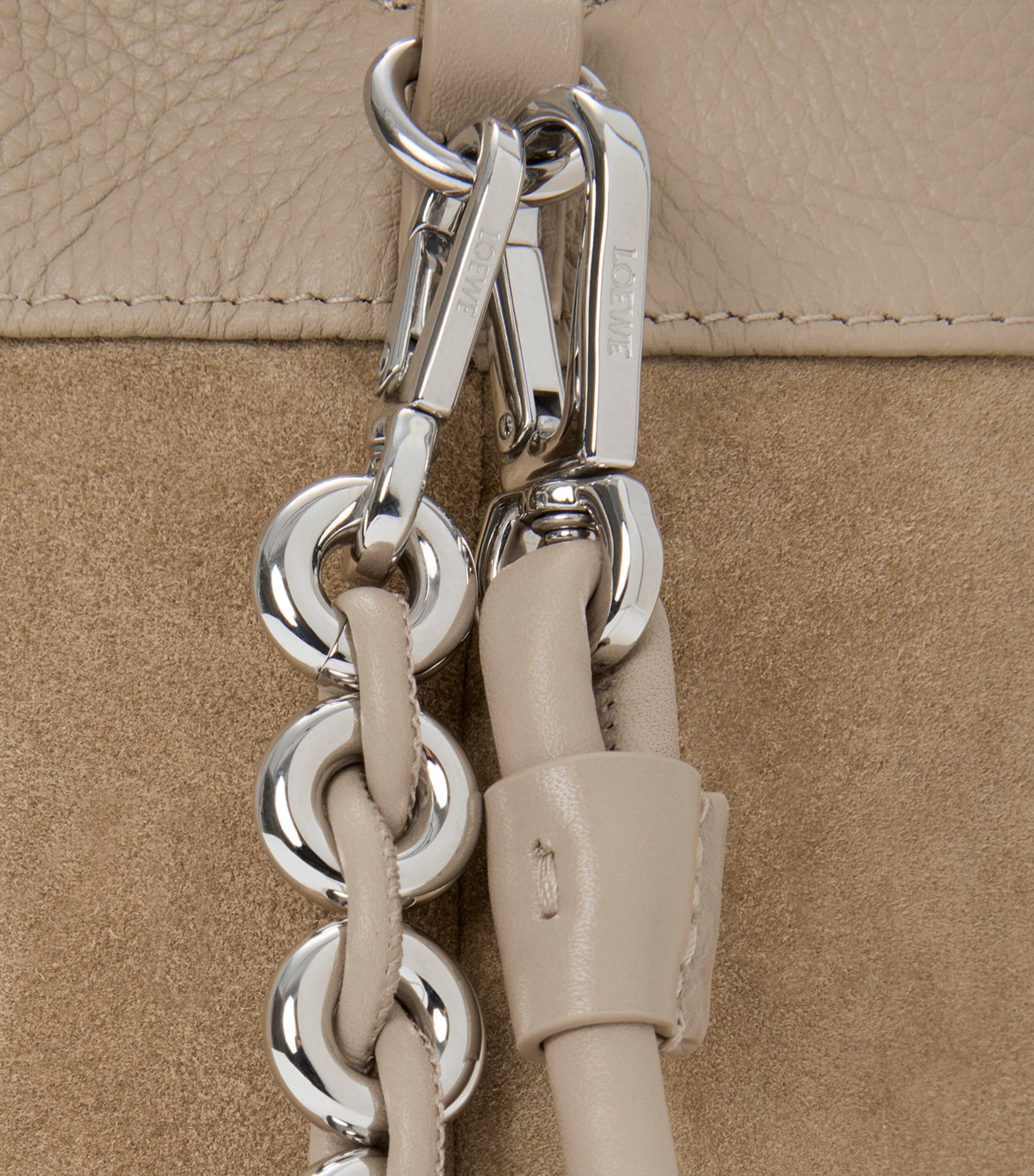 Medium Leather Flamenco Shoulder Bag