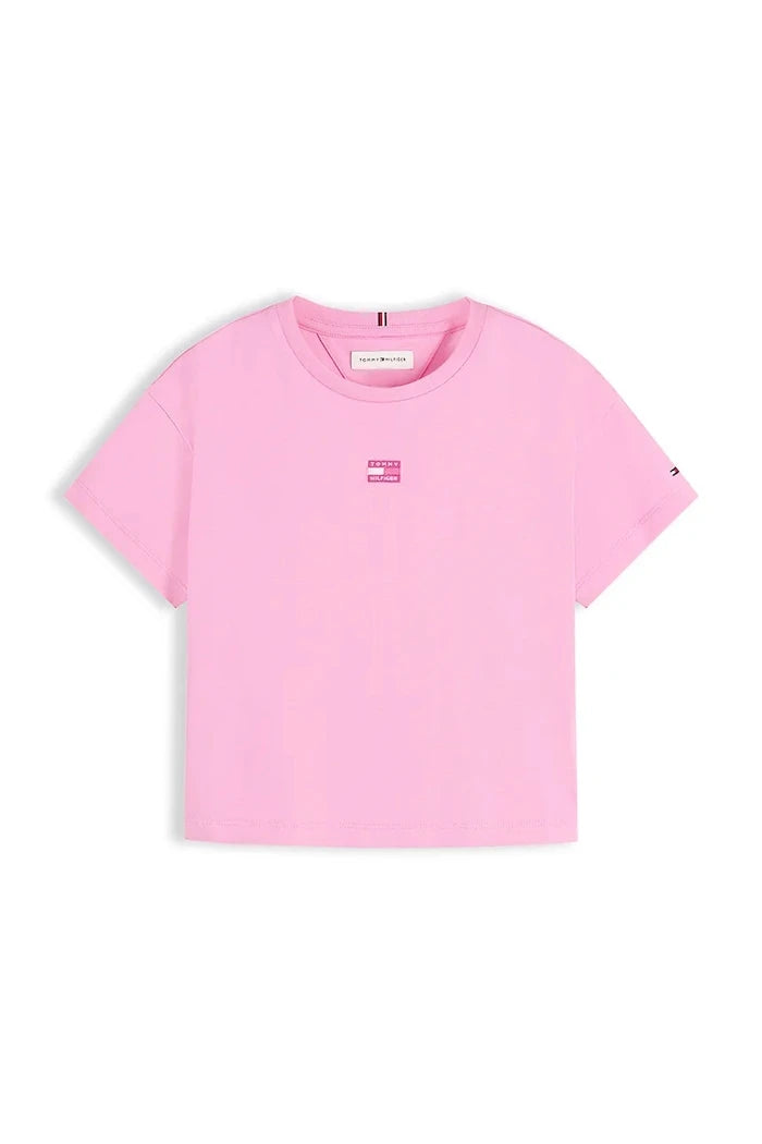 Çocuklar için pamuklu Tommy Hilfiger tişört