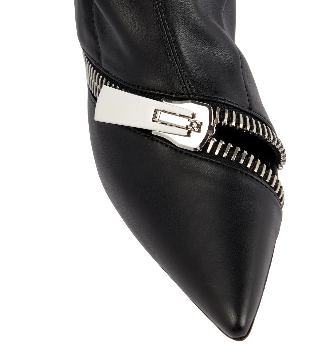 Coperni - Zip leather over-the-knee boots