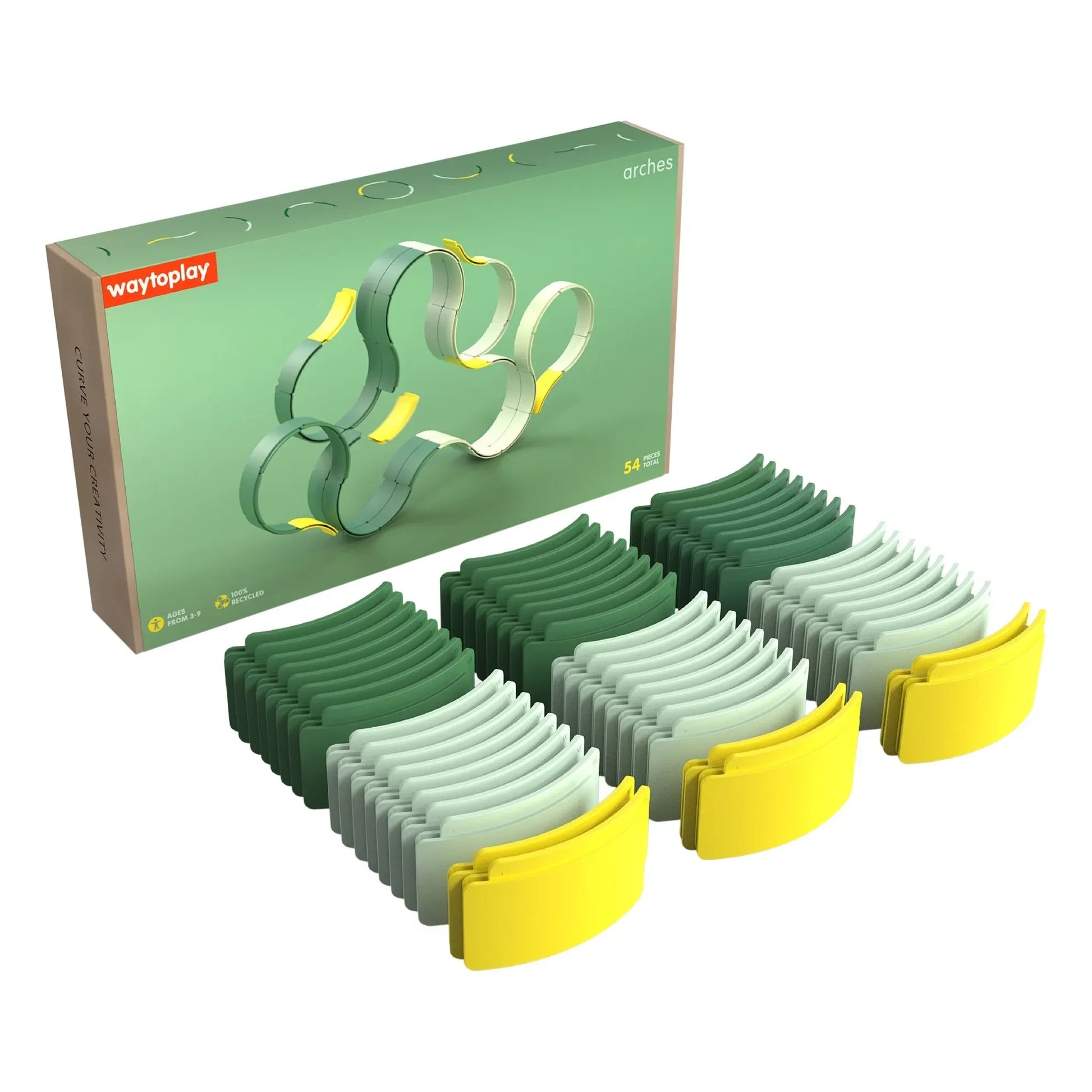 Waytoplay - Kit de constuction Arches Builder Set - 54 pieces